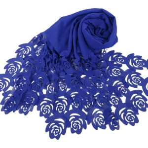 Lenço Feminino De Chiffon Cor Pura Mais Vendido