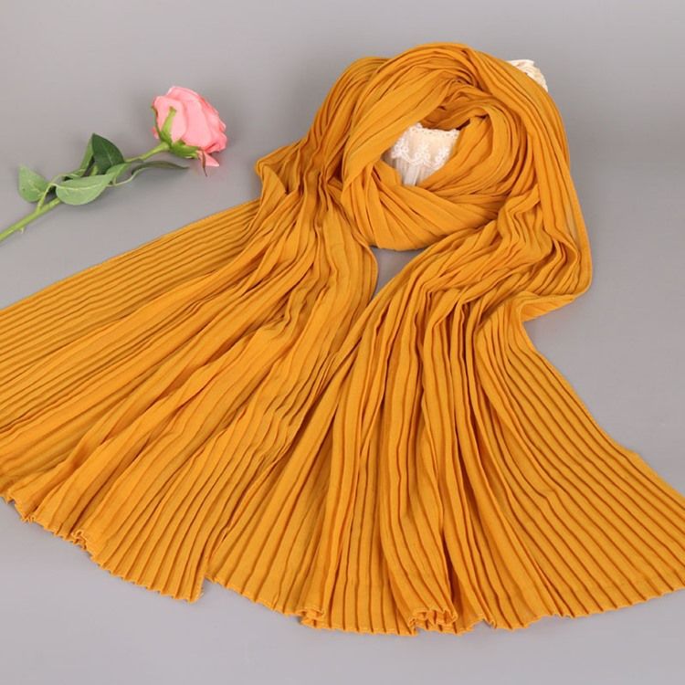 Lenço Feminino Lenço De Chiffon Liso