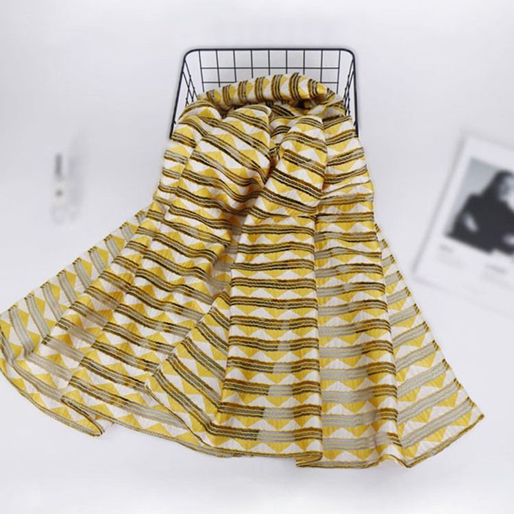 Lenço Feminino Feminino Com Estampa De Listra