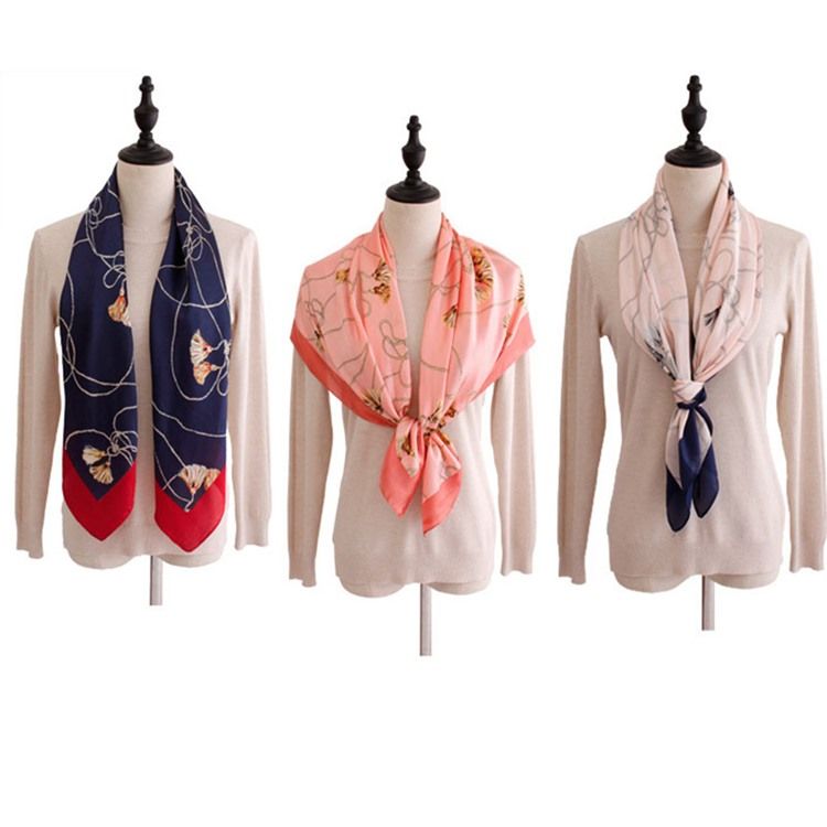 Lenço Feminino Elegante De Cetim