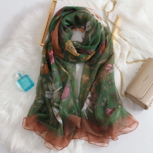 Lenço Floral Casual Estampado Feminino