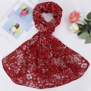 Lenços Florais Com Estampa Vintage Feminina