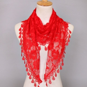 Lenços Florais Femininos De Renda Feminina