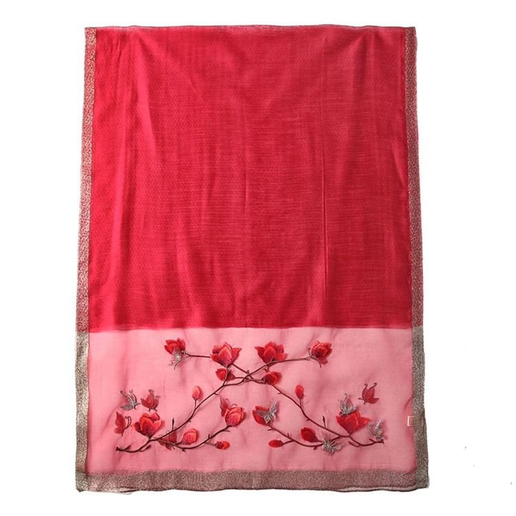 Lenços Florais Femininos De Seda Feminina