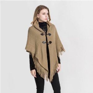 Lenços Simples Com Borla De Xale Feminino
