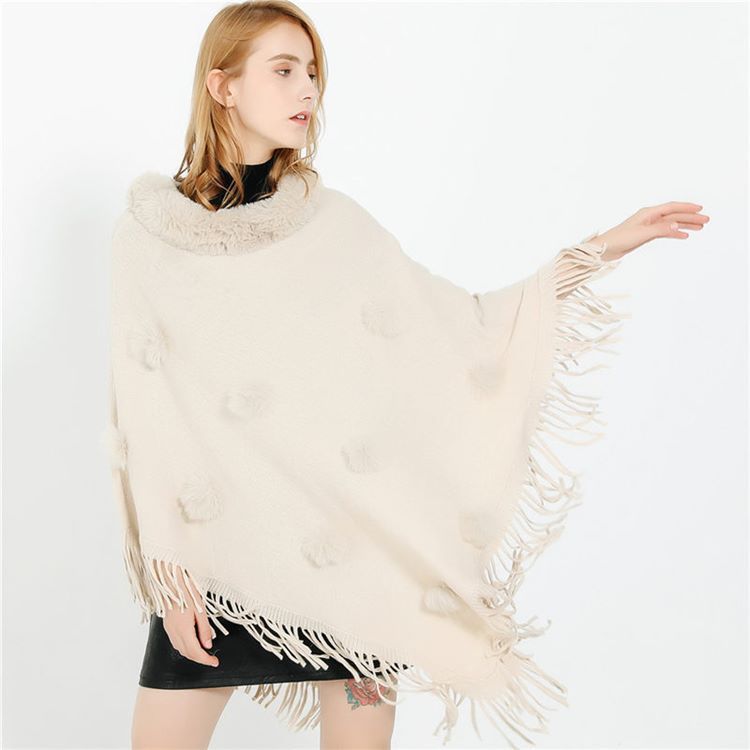Lenços Tassel Acrílico Liso Feminino