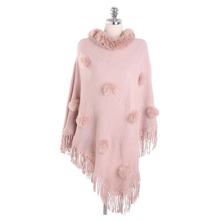 Lenços Tassel Acrílico Liso Feminino