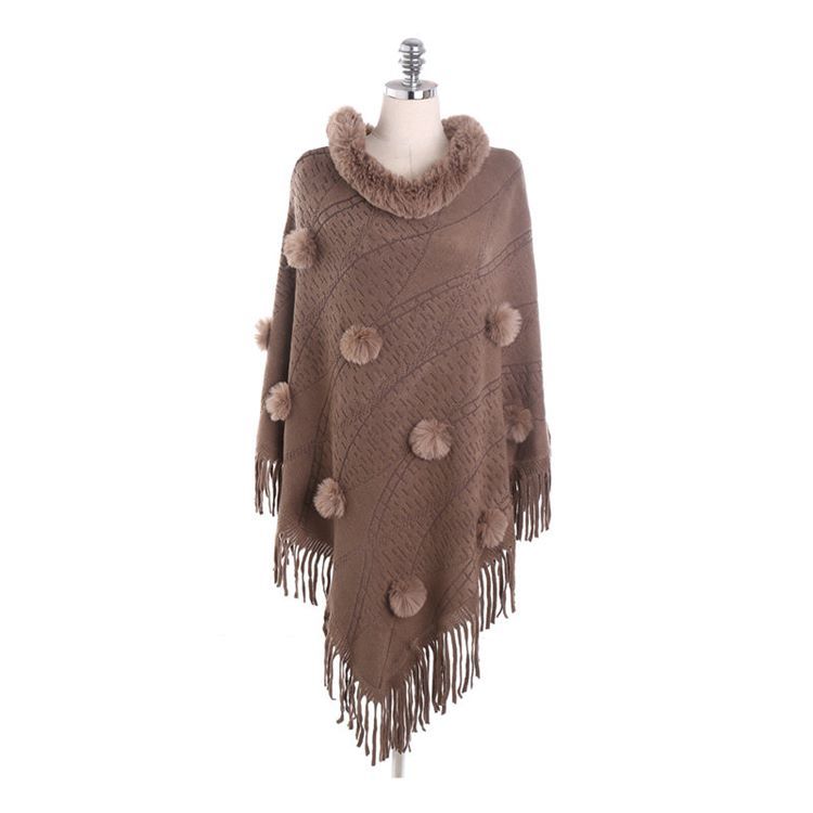 Lenços Tassel Acrílico Liso Feminino