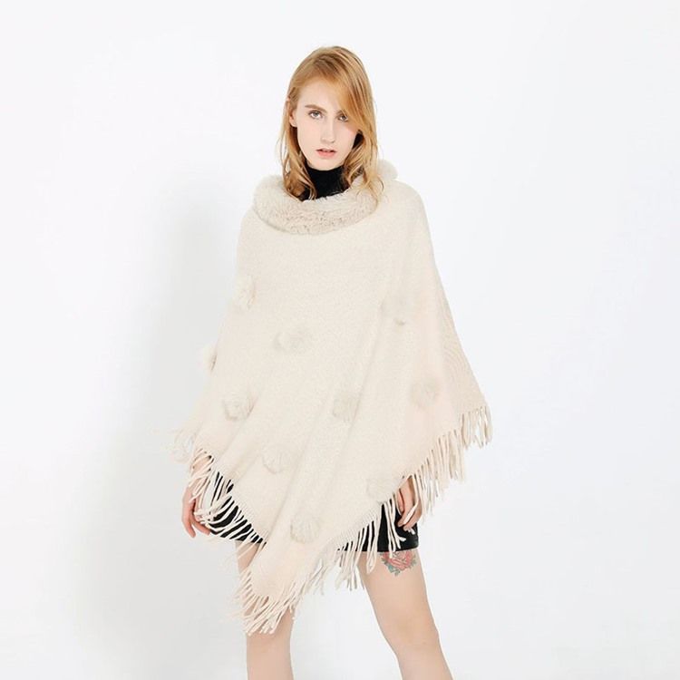 Lenços Tassel Acrílico Liso Feminino