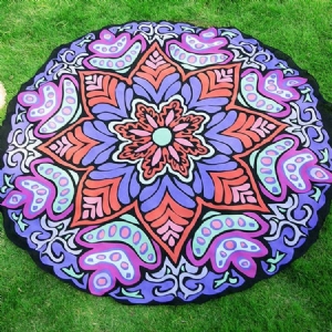 Xale De Praia Feminino Com Estampa De Chiffon Colorido