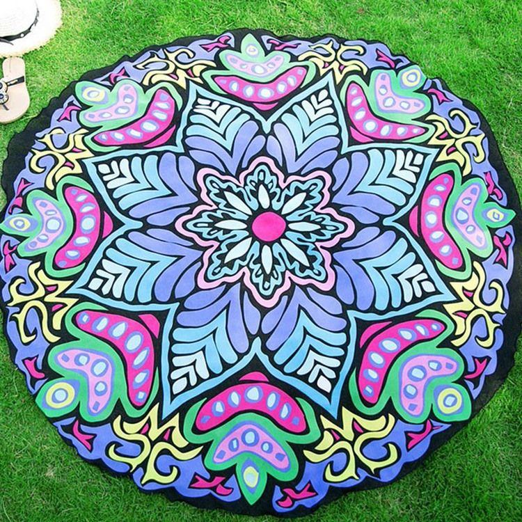 Xale De Praia Feminino Com Estampa De Chiffon Colorido