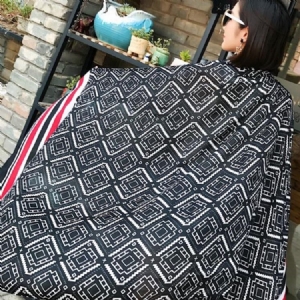 Xale Quadrado Estilo Bohe Feminino