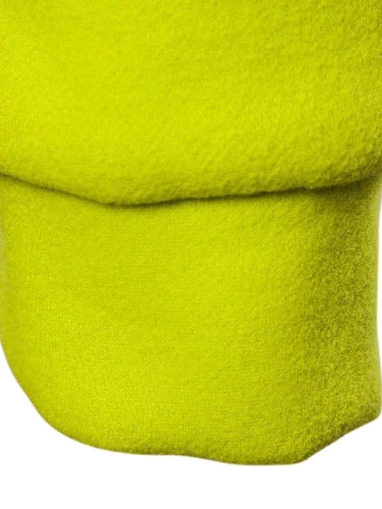 Blusão De Cor Padrão Bloco Com Capuz Casual Masculino