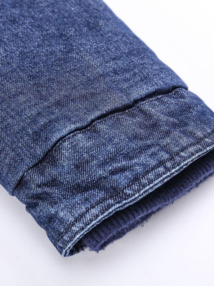 Color Block Patchwork Comprimento Médio Jaqueta Masculina