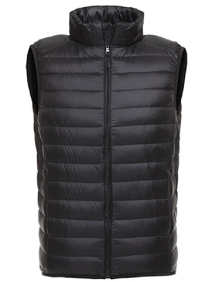 Inverno 90% Duck Down Colete Solto Jaqueta Masculina Sem Mangas