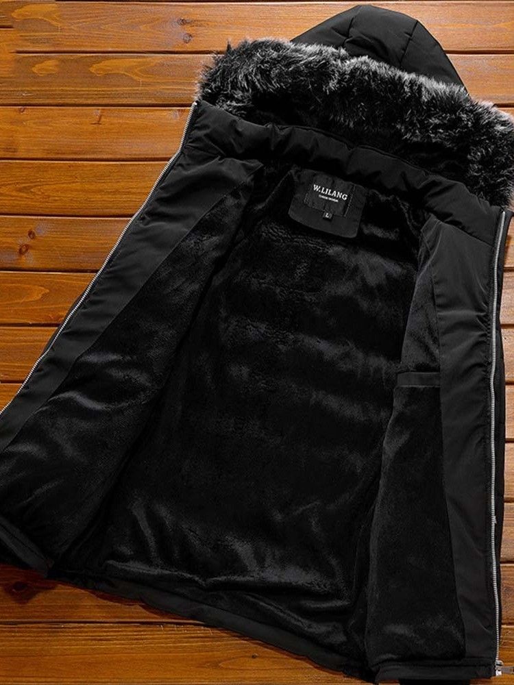 Jaqueta Casual Slim Masculina De Comprimento Médio