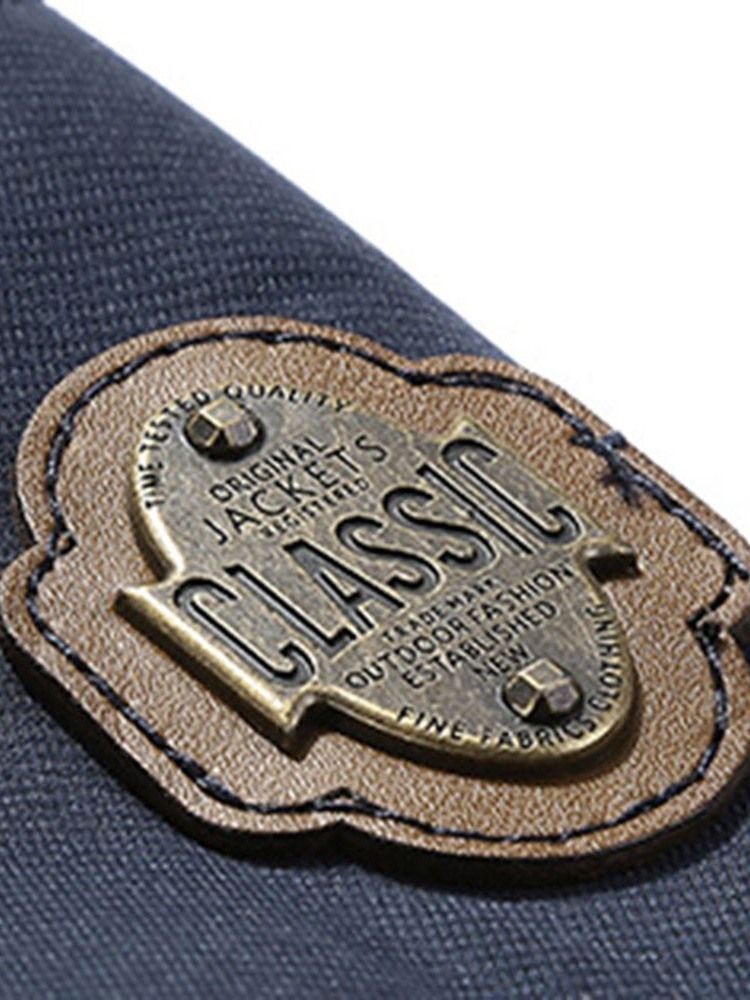 Jaqueta Com Capuz E Zíper De Comprimento Médio Com Capuz Casual Masculino