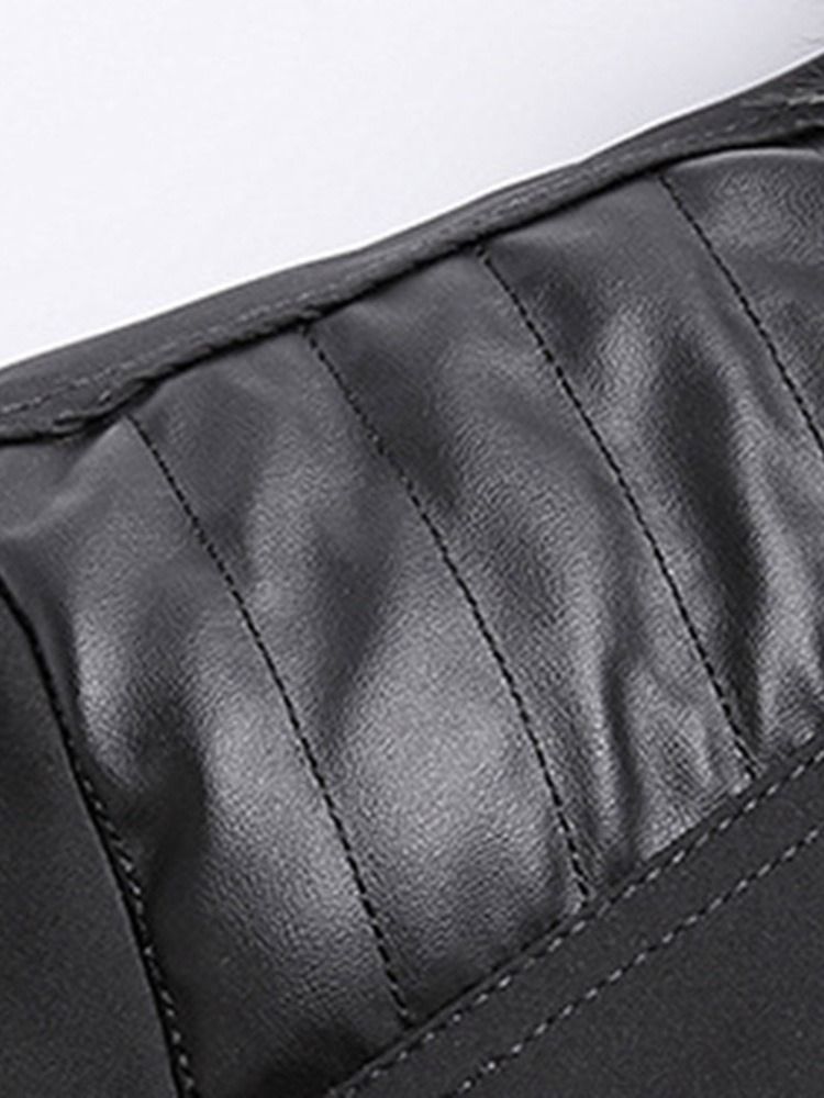 Jaqueta Masculina Com Capuz Colorido Em Patchwork Com Zíper
