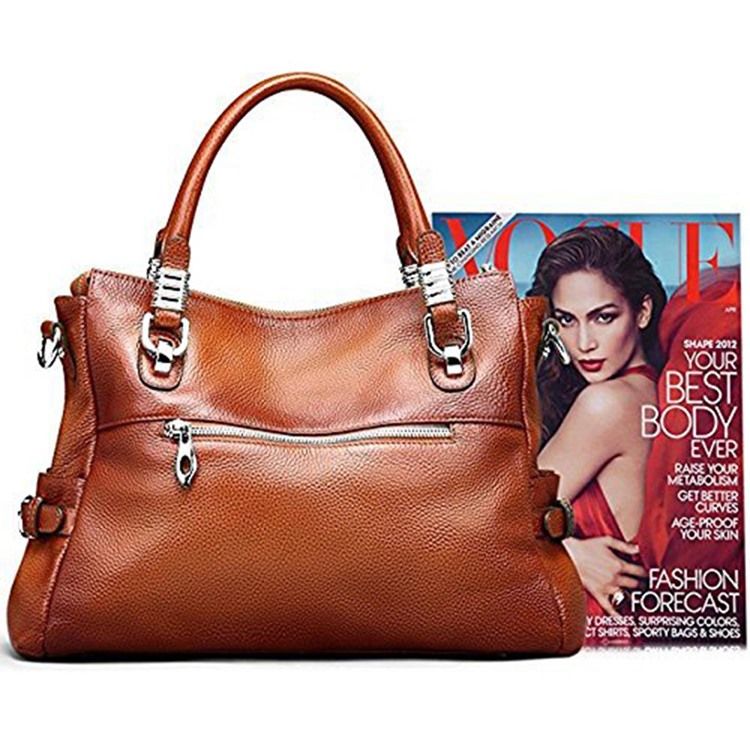Bolsa De Mão Decorada Com Cinto De Couro Fashion