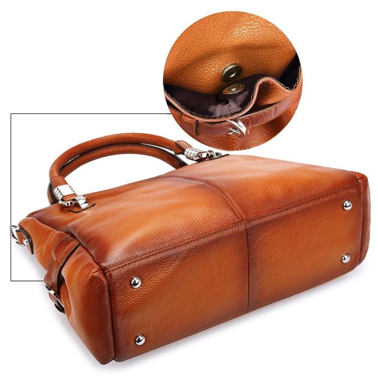 Bolsa De Mão Decorada Com Cinto De Couro Fashion
