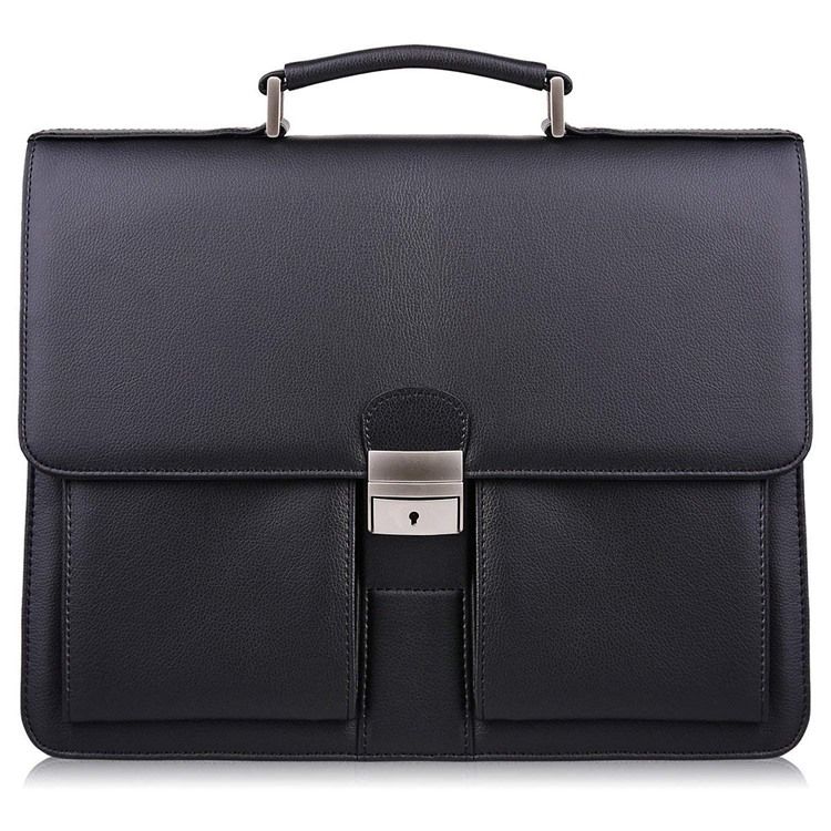 Bolsa De Negócios Masculina Pu Lock