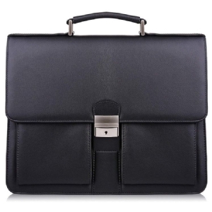 Bolsa De Negócios Masculina Pu Lock