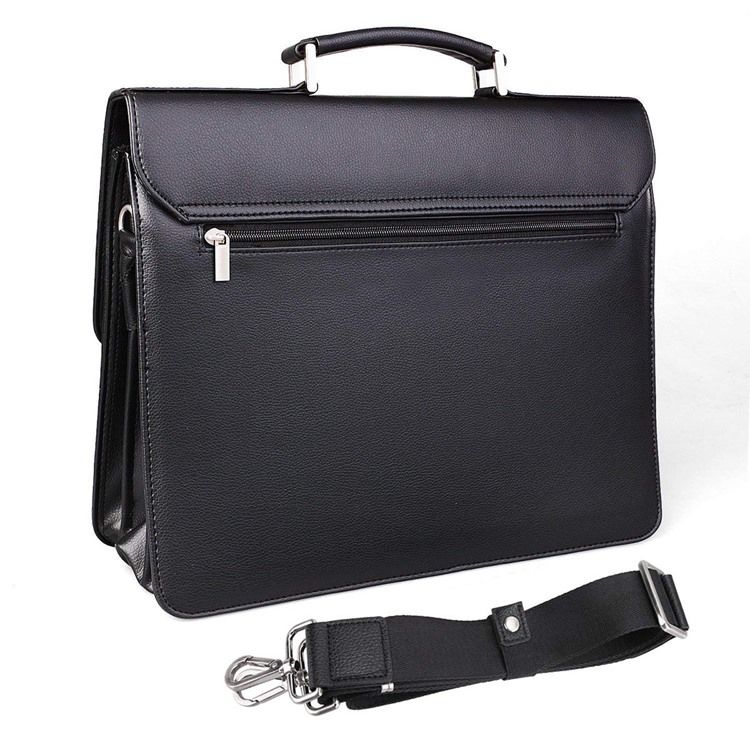 Bolsa De Negócios Masculina Pu Lock