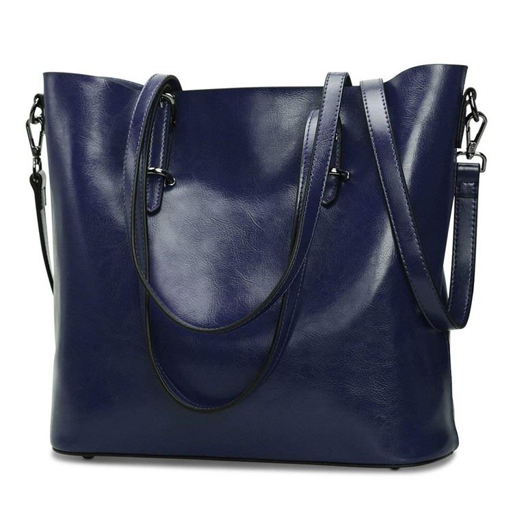 Bolsa De Ombro Macia Retrô Casual De Pu