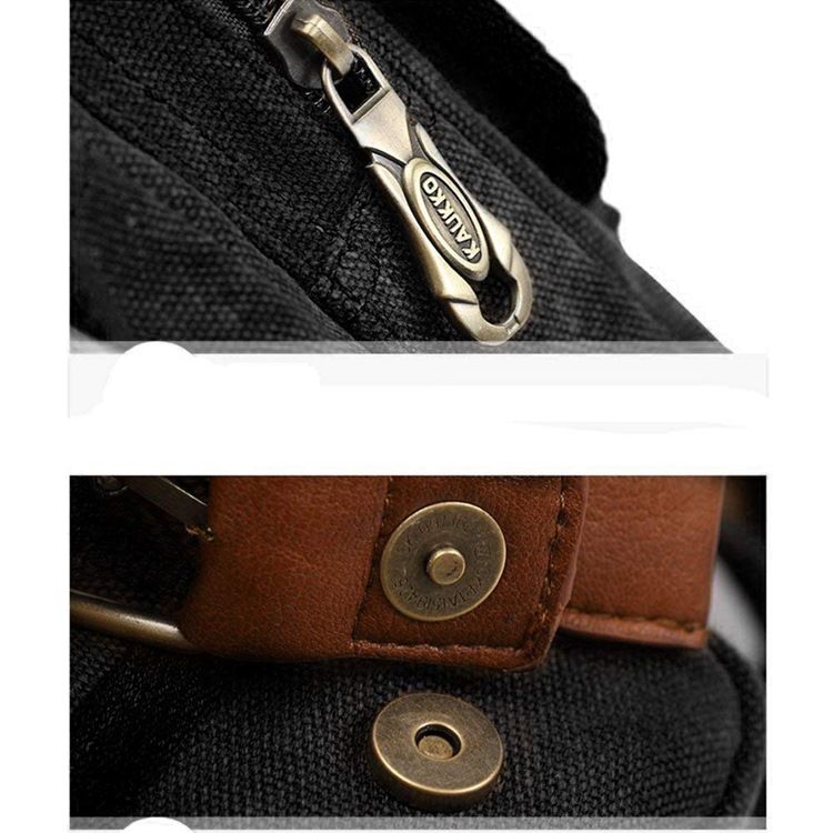 Bolsa De Ombro Militar De Couro Vintage