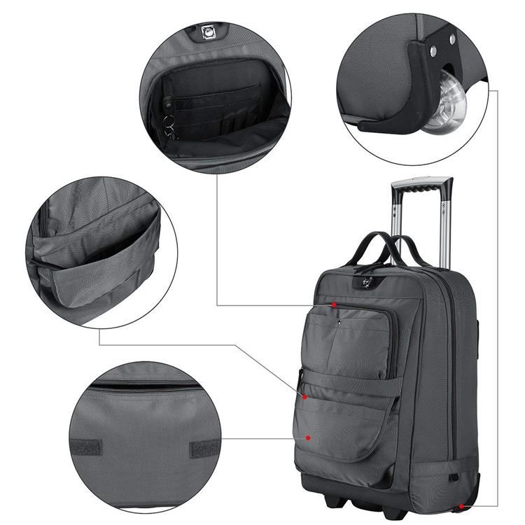 Bolsa De Viagem Com Zíper Simples De Lona