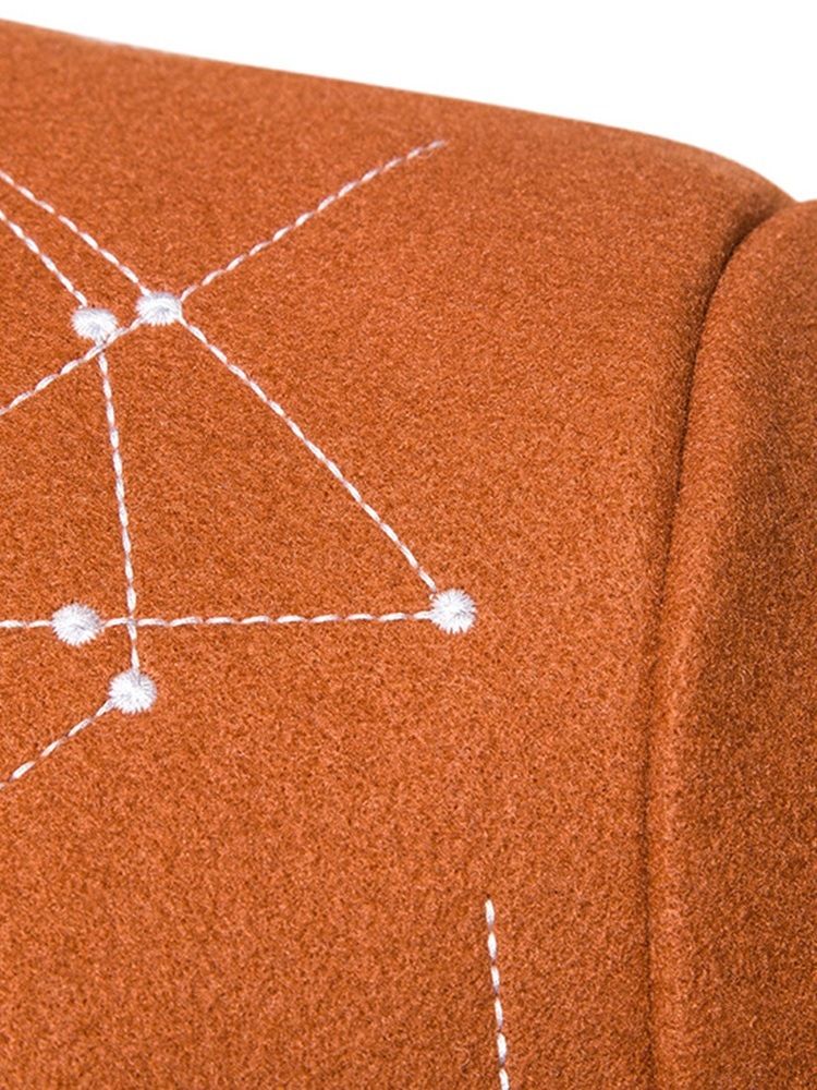 Bloqueio De Cores Com Botão De Gola Casaco Masculino Coreano