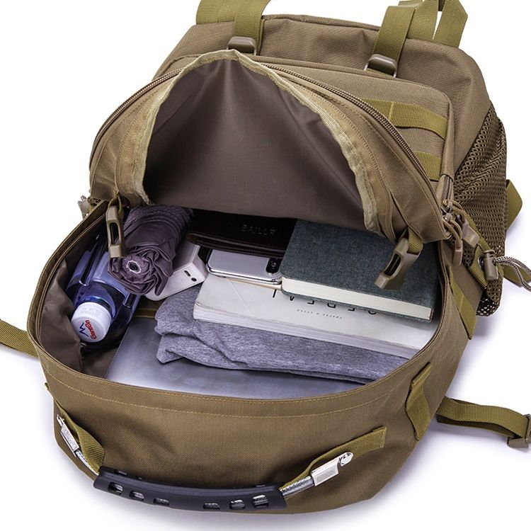 Bolsa Exército Com Mochila Unissex De Nylon