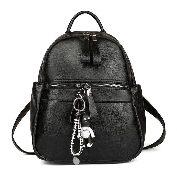 Mochila Com Pingente De Urso Estilo Coreano Para Mulheres