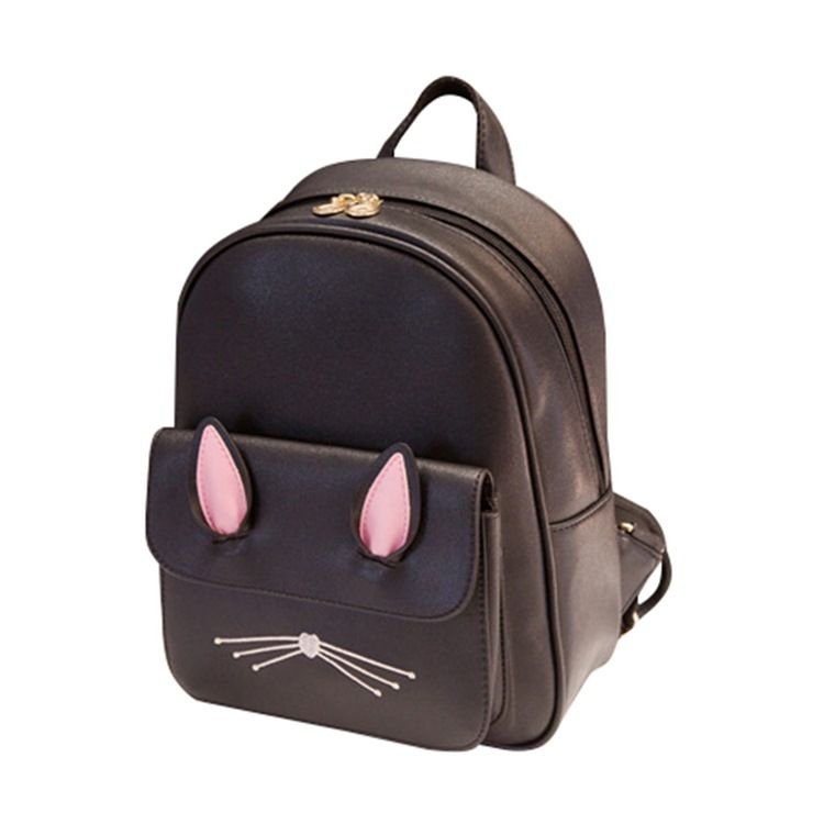 Mochila Com Zíper De Design Em Forma De Coelho