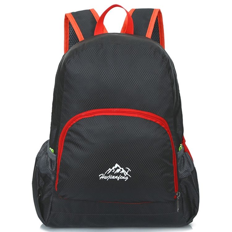 Mochila Leve De Cor Sólida Para Exterior