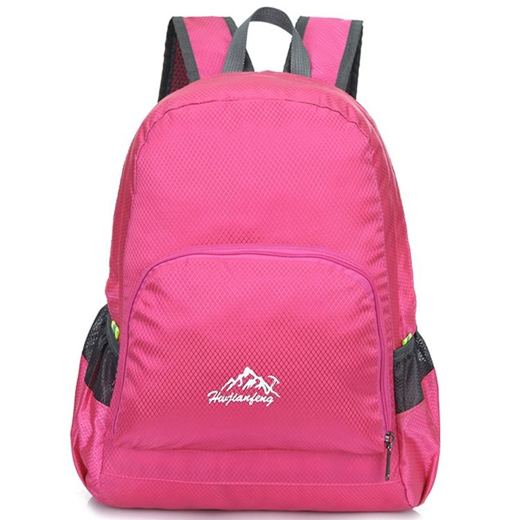 Mochila Leve De Cor Sólida Para Exterior