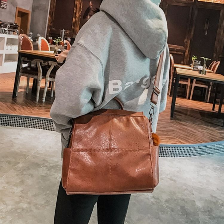 Mochila Macia De Pu Liso