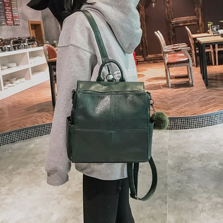 Mochila Macia De Pu Liso