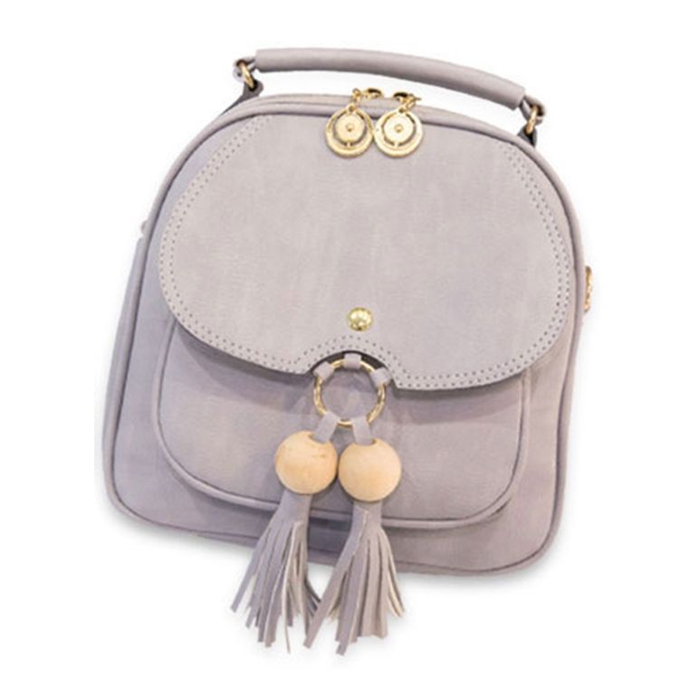Mochila Mulher Tassel Estilo Coreano