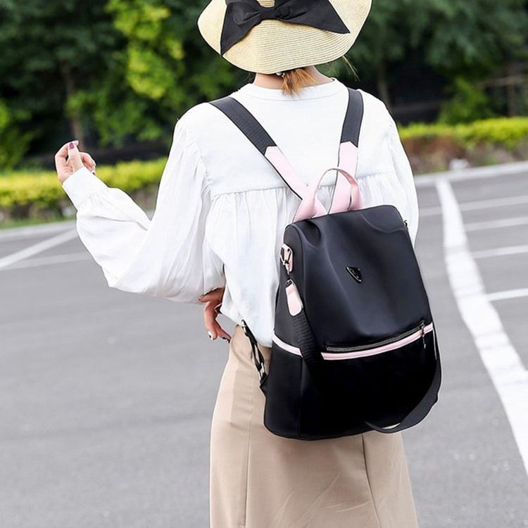 Mochila Oxford Black Color Block