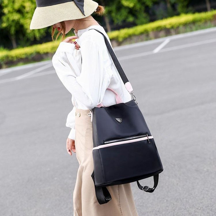 Mochila Oxford Black Color Block