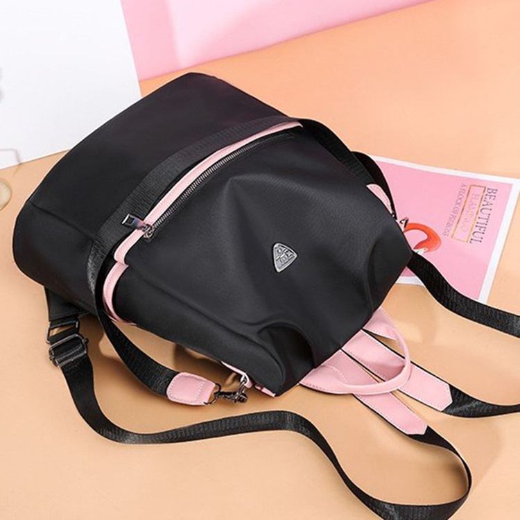 Mochila Oxford Black Color Block