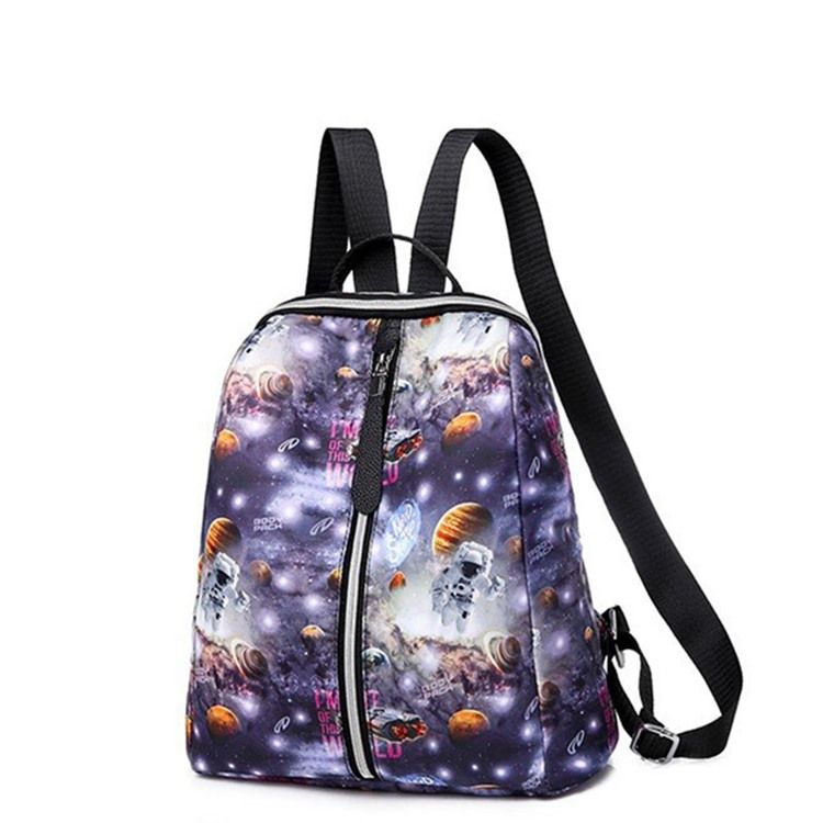 Mochila Oxford Fish Print