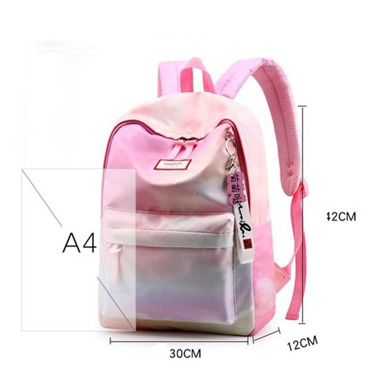 Mochila Refreshingly Nylon Gradient Color Thread