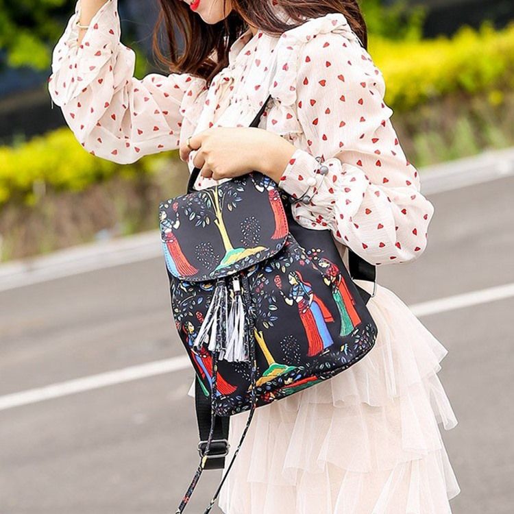 Mochila Tassel Fashion Cartoon