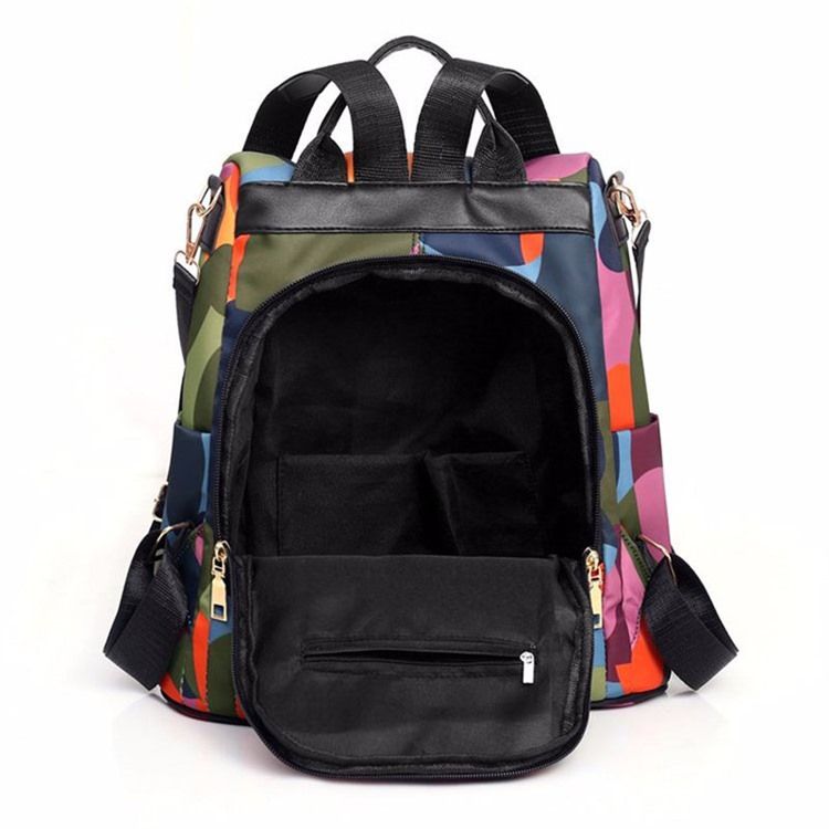 Mochilas De Bolso Oxford Com Zíper Aberto