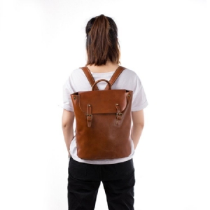 Mochilas De Couro Liso