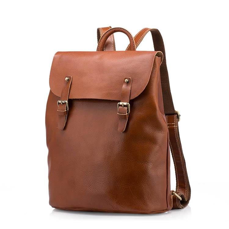 Mochilas De Couro Liso