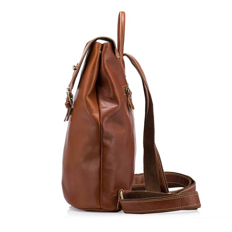 Mochilas De Couro Liso