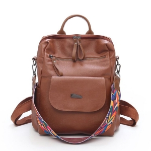 Mochilas De Fio Simples Pu